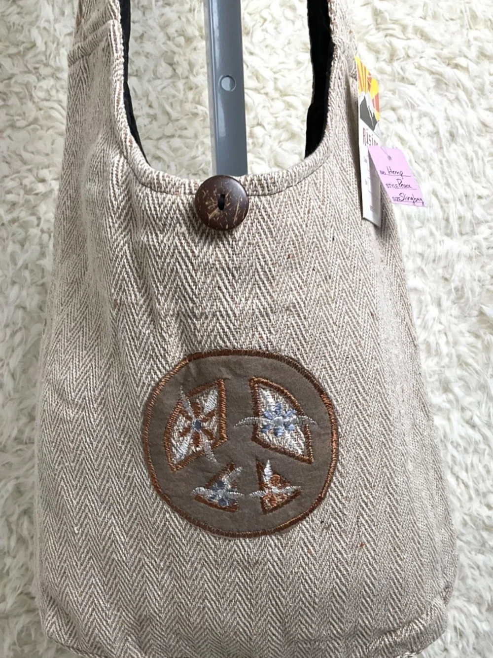 HIMALAYAN PEACE HOBO-STYLE WOMEN'S CROSSBODY/SLING PURSE~NWT!